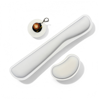 Μικρή επιφάνεια ανάπαυσης καρπού με βάση μνήμης αφρού και καουτσούκ, μηχανική κατεργασία, εκτύπωση λογότυπου