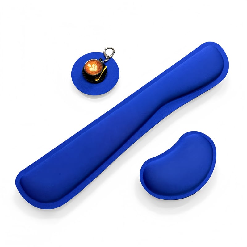 Mazs rokas atbalsts ar atmiņas putu un gumijas pamatu, mehāniskā apstrāde, logotipa druka