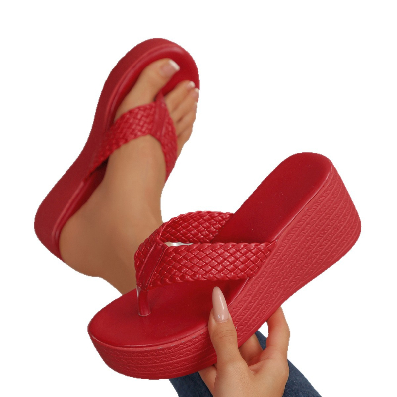 Женски сандали с една презрамка, синтетична горна част, кръгла нос, PU подметка, слип-он, ежедневни, есен 2025