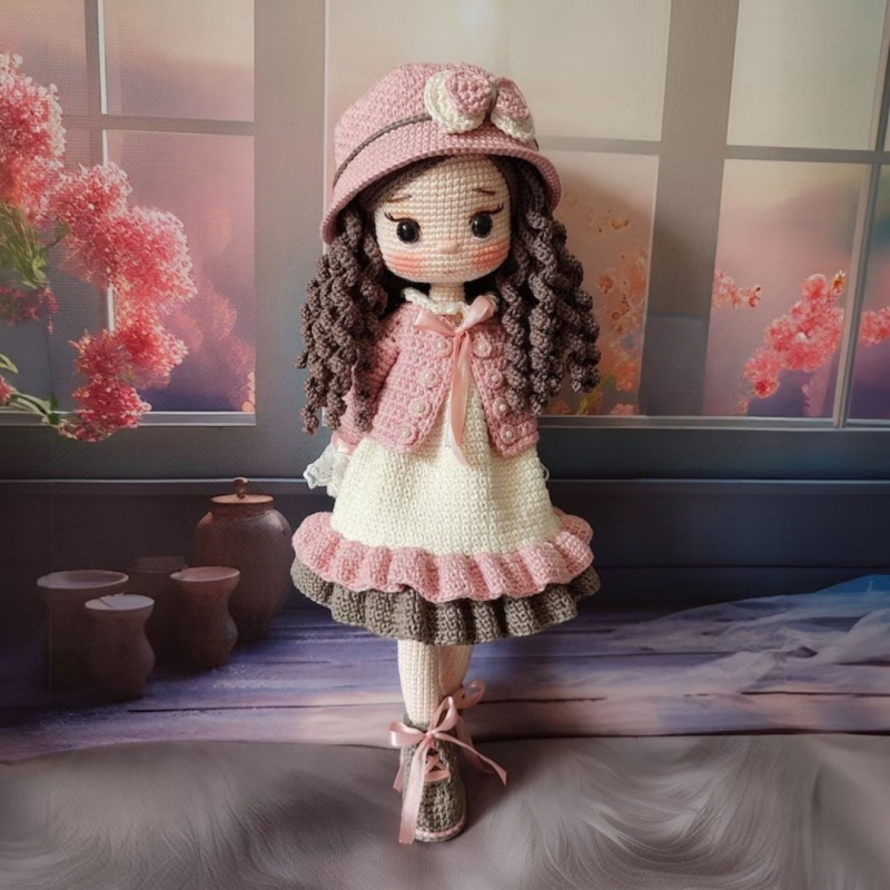 Rokdarbu adīšanas vilnas komplekts lellēm un dzīvniekiem — maisījuma vilna, vilnas skeins (skein), riņķveida vērpšana, Zhejiang