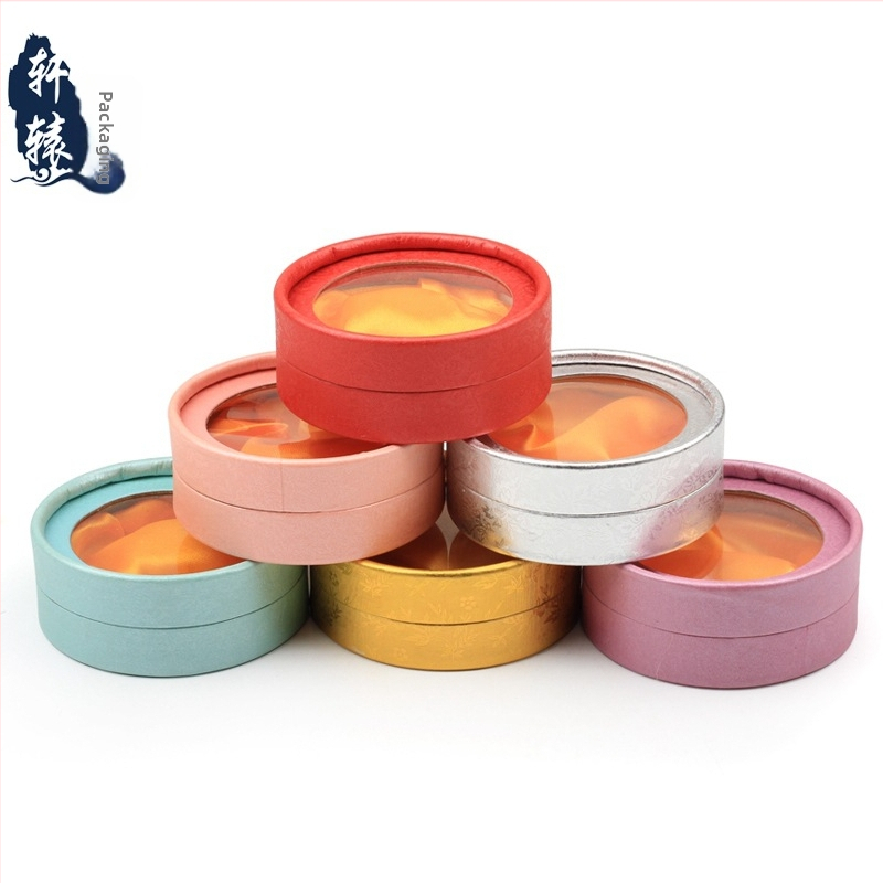 Кутия за бижута с кръгло прозорче на капака, 001 спецификация, хартия/картон