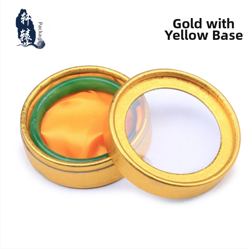 Kutija za nakit s kružnim prozorom na poklopcu, 001 specifikacija, papir/karton materijal