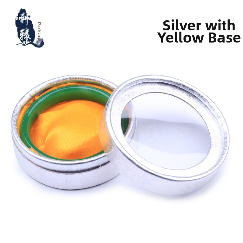 Kutija za nakit s kružnim prozorom na poklopcu, 001 specifikacija, papir/karton materijal