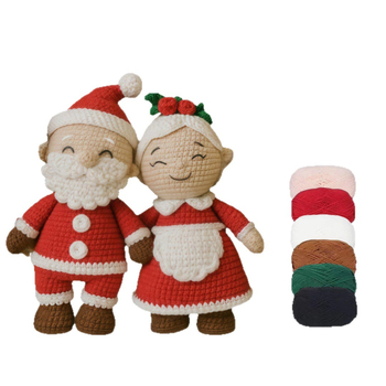 DIY súprava priadze na háčkované bábiky — akrylová priadza v skein, semi-worsted točenie, ručné pletenie, prispôsobenie bábiky k dispozícii