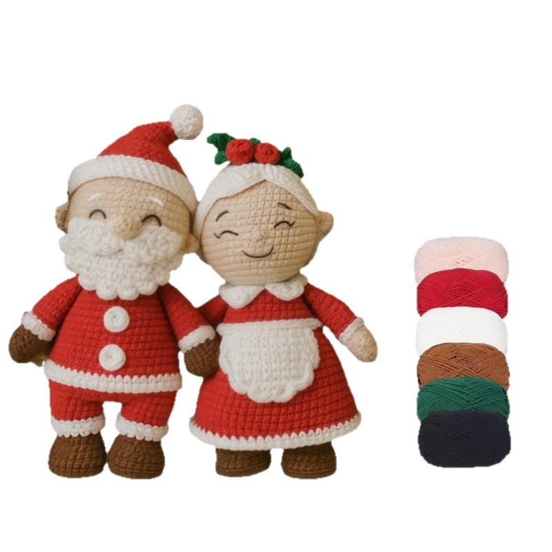 DIY súprava priadze na háčkované bábiky — akrylová priadza v skein, semi-worsted točenie, ručné pletenie, prispôsobenie bábiky k dispozícii