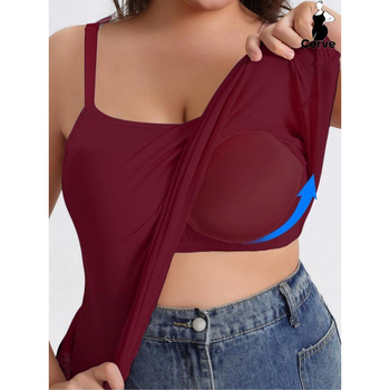 Sievietēm plāns pieguļošs tank top ar kokvilnas-linā audumu, Vinylon šķiedra, logotipa raksts, vasara 2023