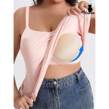 Sievietēm plāns pieguļošs tank top ar kokvilnas-linā audumu, Vinylon šķiedra, logotipa raksts, vasara 2023