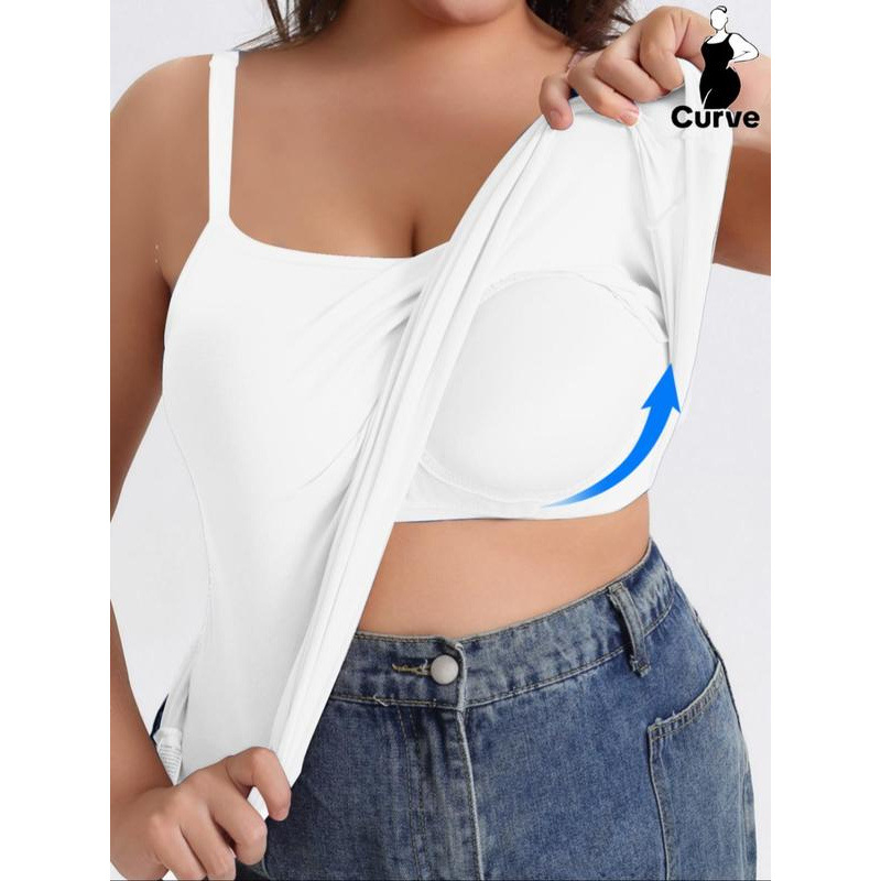 Sievietēm plāns pieguļošs tank top ar kokvilnas-linā audumu, Vinylon šķiedra, logotipa raksts, vasara 2023