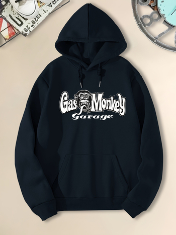 Ανδρικό φούτερ με κουκούλα, casual στυλ, πουλόβερ, Rabbit Hair 96%+, Άνοιξη