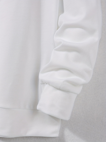 Ανδρικό φούτερ με κουκούλα, κορεατικού στυλ (Κυκλικός λαιμός, 96% πολυεστέρας, μεσαίο πάχος)