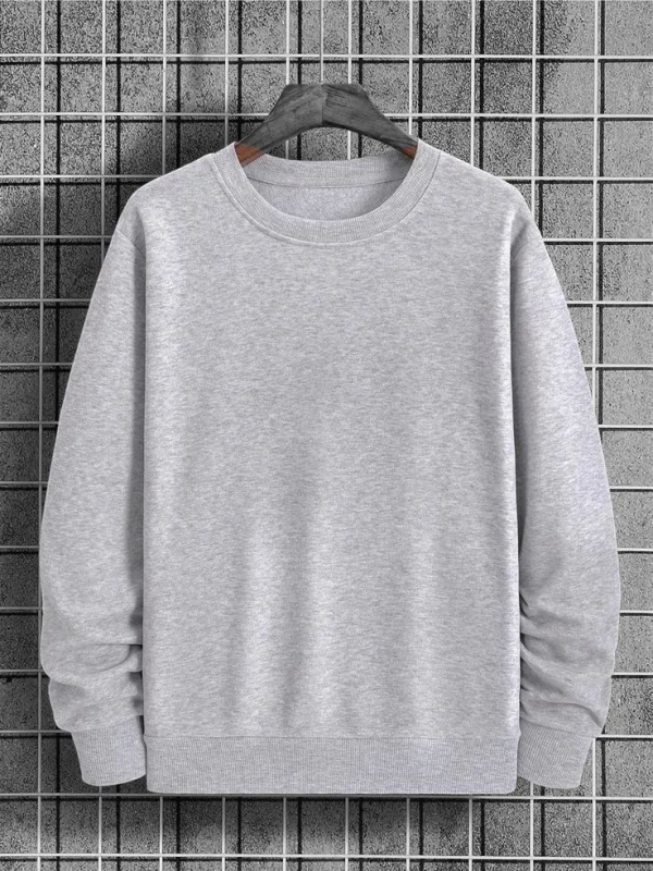 Dječji duk - minimalistički dizajn, debeli pamukasti miks, dugi rukav, uzorak s slovima, pulover