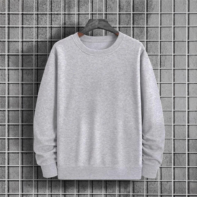 Dječji duk - minimalistički dizajn, debeli pamukasti miks, dugi rukav, uzorak s slovima, pulover