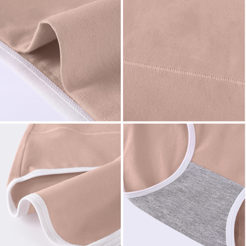 Γυναικείες βαμβακερές εσώρουχες με ψηλή μέση — Αυξάνουν τα οπίσθια, Διαπνοή, Έλεγχος κοιλιάς, Αντιβακτηριακές, Πλεκτές