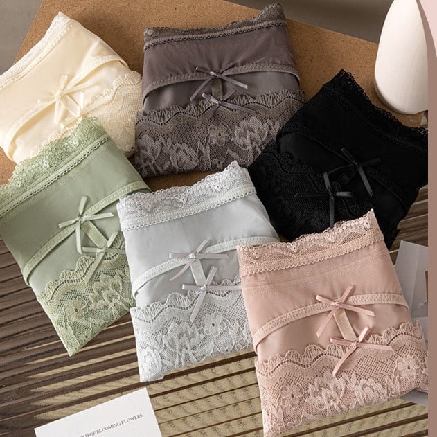 Nailona trijstūra sieviešu biksītes – elpojošas, vidējā josta, vienkāršs pletums, vienkrāsainas, pamatā viskoze