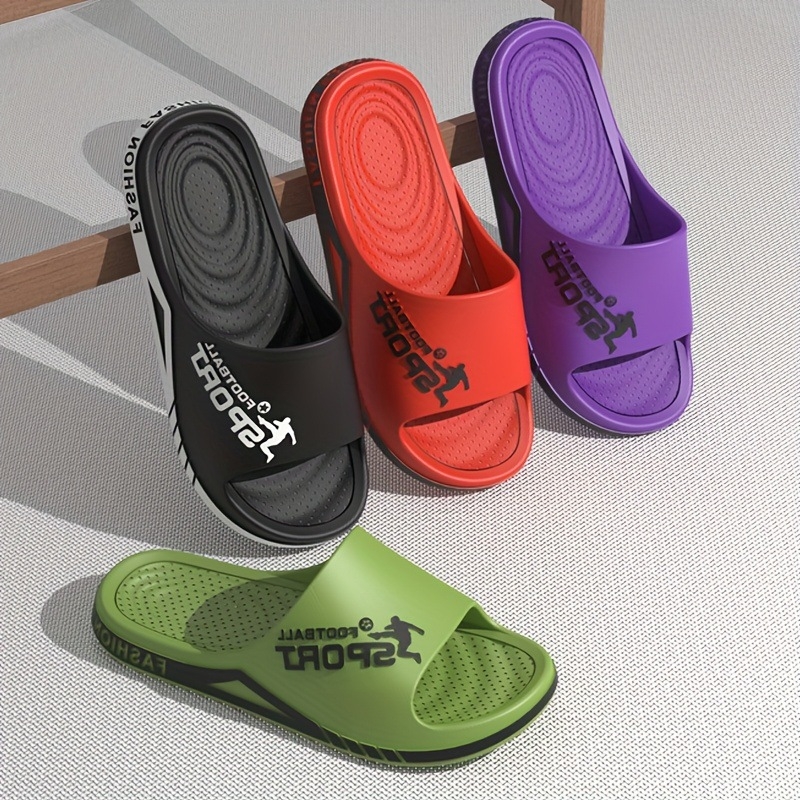 Vyrinės EVA sandalai su karikatūrų raštu, EVA viršutinė dalis ir padas, romėnų stilius, vasariniai sandalai