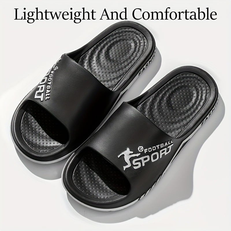 Vyrinės EVA sandalai su karikatūrų raštu, EVA viršutinė dalis ir padas, romėnų stilius, vasariniai sandalai