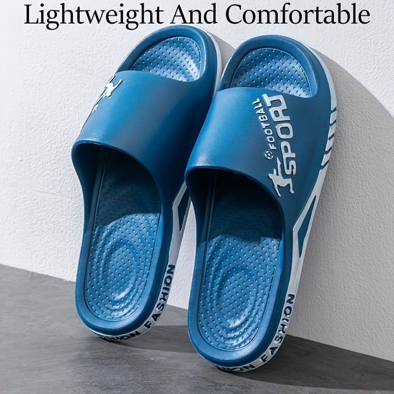 Vyrinės EVA sandalai su karikatūrų raštu, EVA viršutinė dalis ir padas, romėnų stilius, vasariniai sandalai