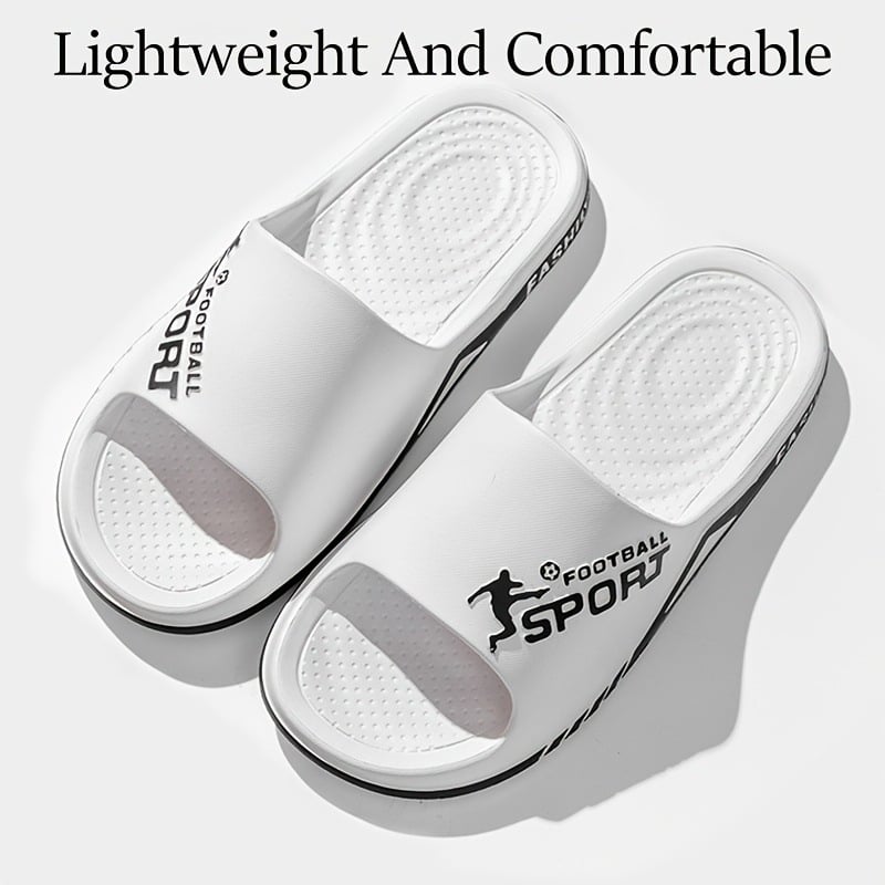 Vyrinės EVA sandalai su karikatūrų raštu, EVA viršutinė dalis ir padas, romėnų stilius, vasariniai sandalai