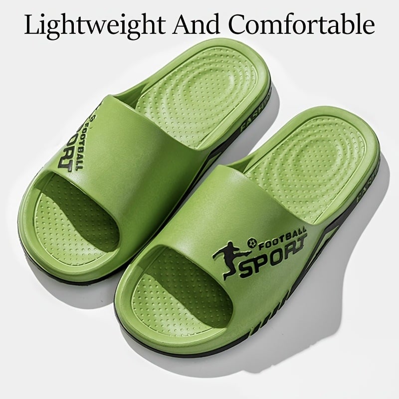 Vyrinės EVA sandalai su karikatūrų raštu, EVA viršutinė dalis ir padas, romėnų stilius, vasariniai sandalai