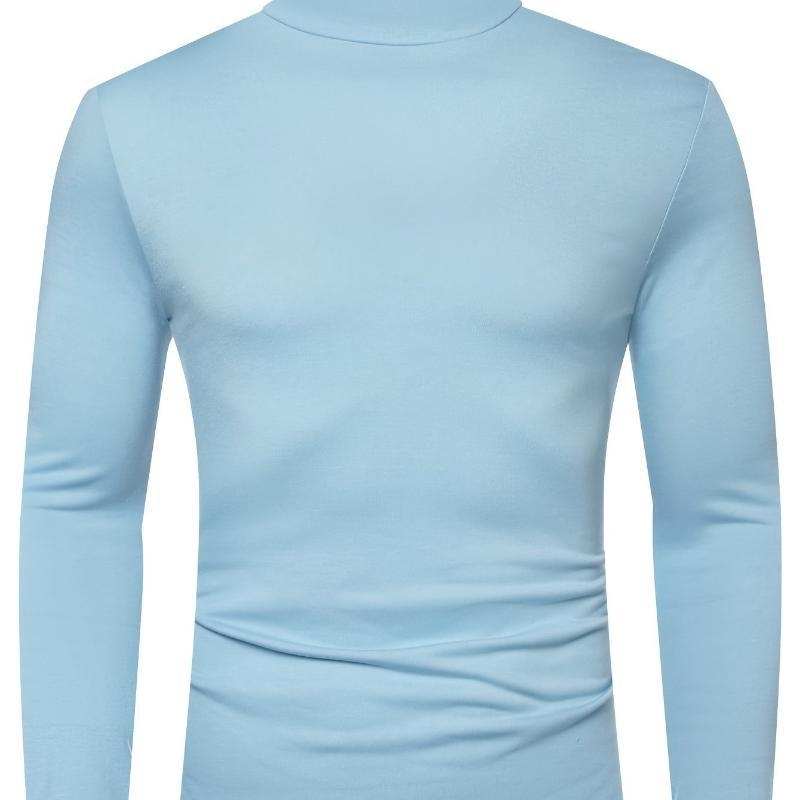 Ανδρικό μακρυμάνικο τοπ βάσης με ψηλό γιακά – ακρυλικό, εξτρα παχύ (501–600 γρ/m²), διατήρηση θερμότητας, Mitsubishi Meiyabi Bi, μοντέλο zk1730687274149712130