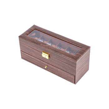 Κουτί ρολογιών από ξύλο | καθημερινό στυλ, σκληρή κατασκευή, μονόχρωμο σχέδιο