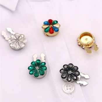 Κυκλικό διακοσμητικό κουμπί για DIY ρούχα και παπούτσια – διακόσμηση με παγιέτες; κράμα ψευδάργύρου; ηλεκτροπλατίωση; μινιμαλιστικό στυλ