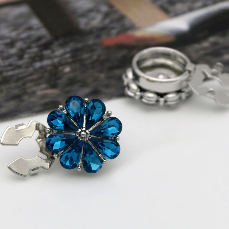 Κυκλικό διακοσμητικό κουμπί για DIY ρούχα και παπούτσια – διακόσμηση με παγιέτες; κράμα ψευδάργύρου; ηλεκτροπλατίωση; μινιμαλιστικό στυλ