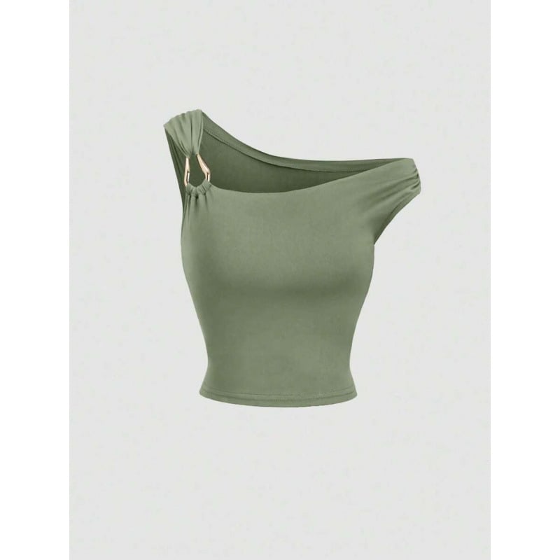 Blūze ar asimetrisku kaklu, šauru griezumu, lina (51–70%) ar četrvirzienu elastīgumu, flīsu iekšējā odere