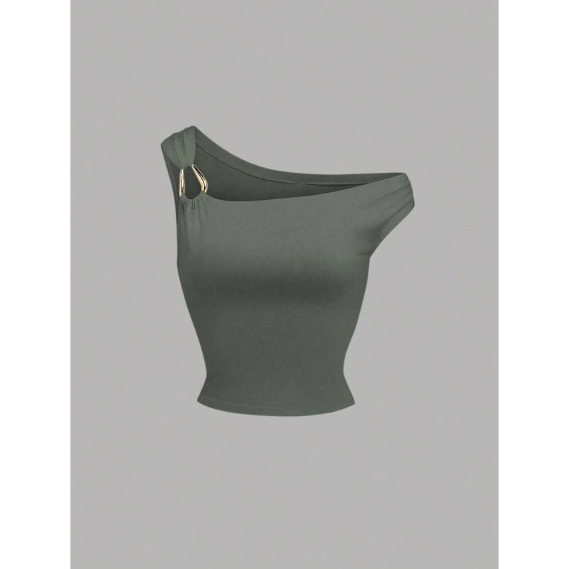 Blūze ar asimetrisku kaklu, šauru griezumu, lina (51–70%) ar četrvirzienu elastīgumu, flīsu iekšējā odere