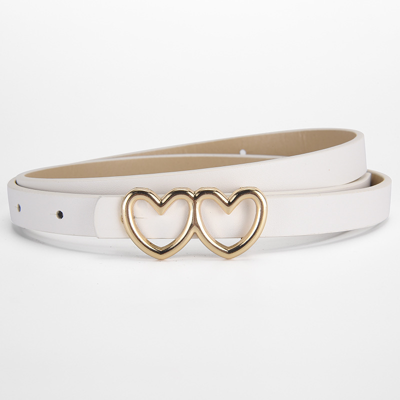 Vaikų diržas iš PU odos su lydinio sagtimi – smeigės sagtis, universalaus stiliaus, Noia