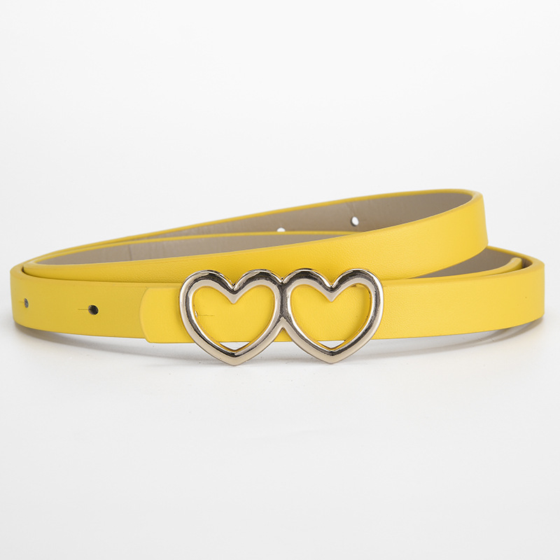 Vaikų diržas iš PU odos su lydinio sagtimi – smeigės sagtis, universalaus stiliaus, Noia