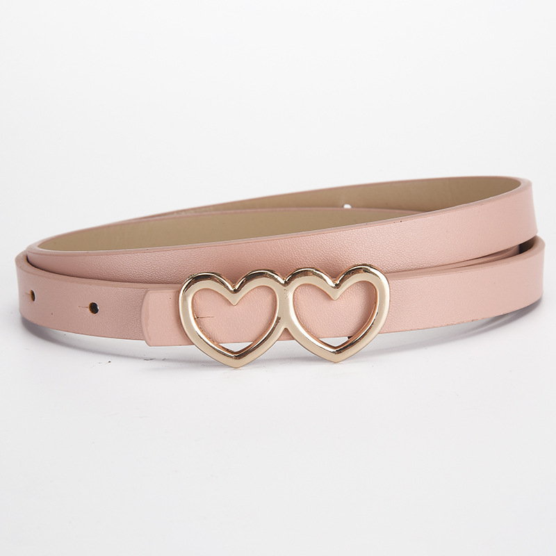 Vaikų diržas iš PU odos su lydinio sagtimi – smeigės sagtis, universalaus stiliaus, Noia