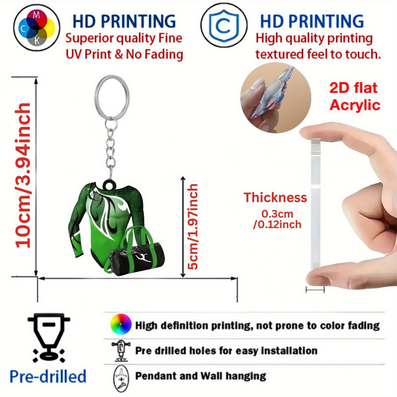 Κλειδοθήκη για παιδιά από δέρμα με ακρυλικό σώμα και κυλινδρική αγκράφα, βαμμένο φινίρισμα