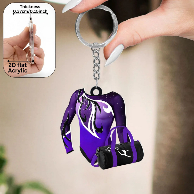 Κλειδοθήκη για παιδιά από δέρμα με ακρυλικό σώμα και κυλινδρική αγκράφα, βαμμένο φινίρισμα