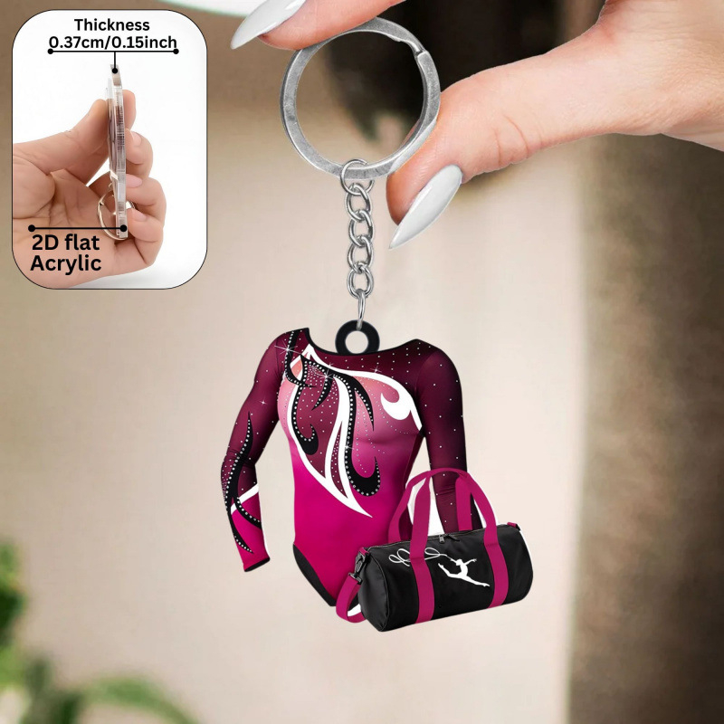 Κλειδοθήκη για παιδιά από δέρμα με ακρυλικό σώμα και κυλινδρική αγκράφα, βαμμένο φινίρισμα