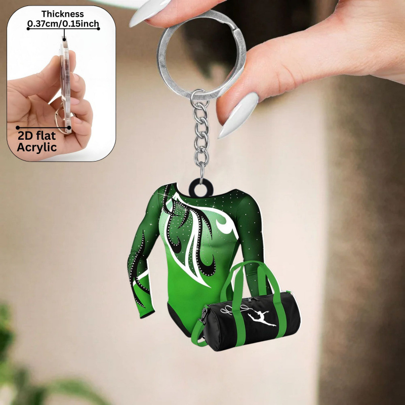 Κλειδοθήκη για παιδιά από δέρμα με ακρυλικό σώμα και κυλινδρική αγκράφα, βαμμένο φινίρισμα