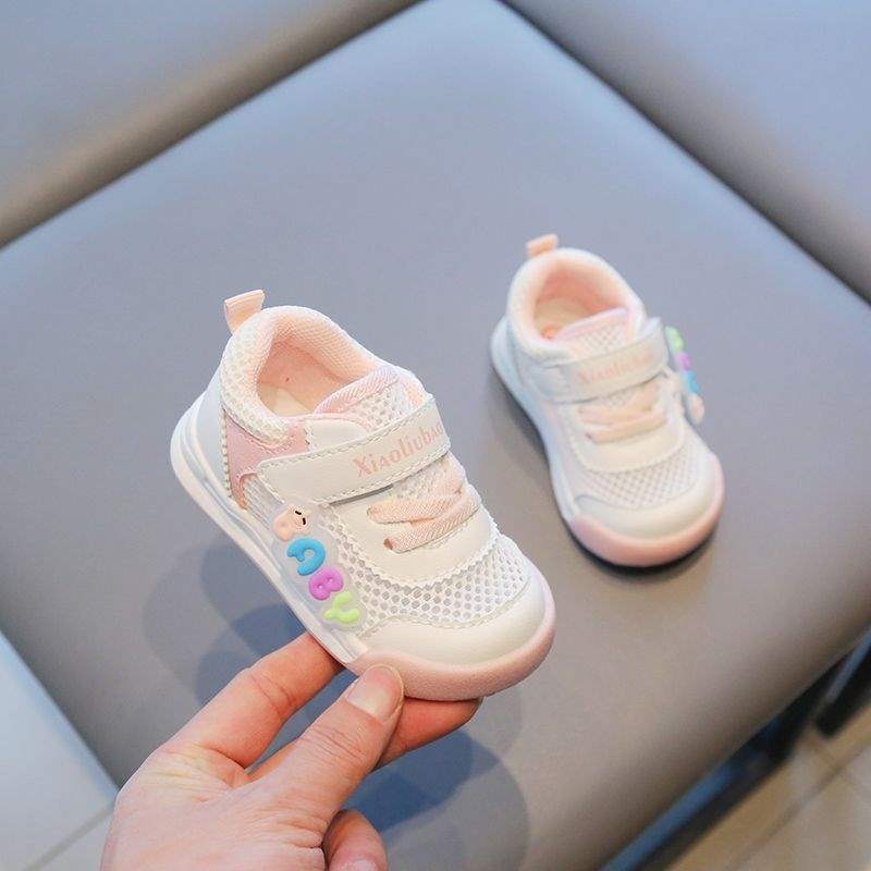 Pantofi de alergare pentru copii 12–36 de luni, din plasă respirabilă, talpă antiderapantă, stil minimalist