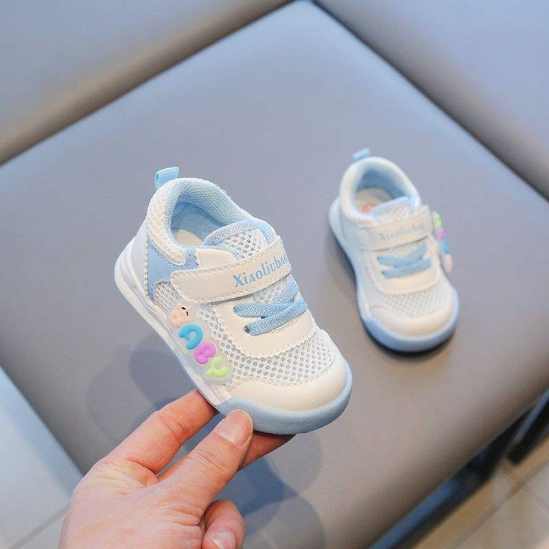 Pantofi de alergare pentru copii 12–36 de luni, din plasă respirabilă, talpă antiderapantă, stil minimalist