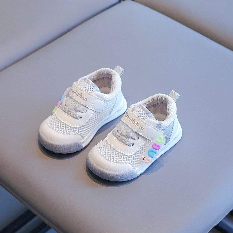 Pantofi de alergare pentru copii 12–36 de luni, din plasă respirabilă, talpă antiderapantă, stil minimalist