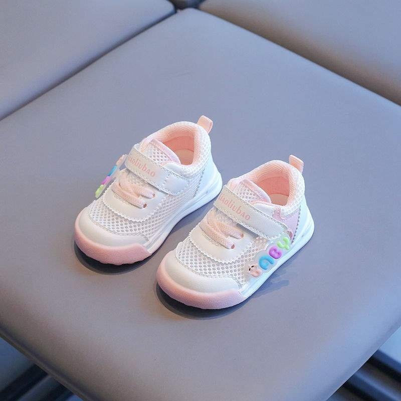 Pantofi de alergare pentru copii 12–36 de luni, din plasă respirabilă, talpă antiderapantă, stil minimalist