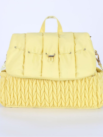 Раница за пелени за пътуване — стил свободно пътуване, водоустойчива полиестерна материя, подплата от полиестер, износоустойчива и намалява натоварването, есен 2023