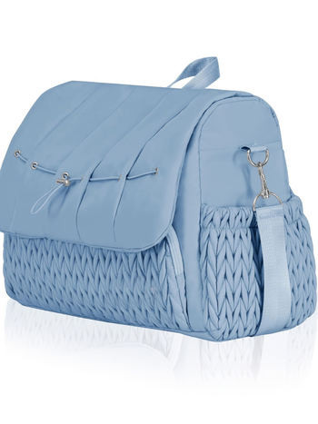 Раница за пелени за пътуване — стил свободно пътуване, водоустойчива полиестерна материя, подплата от полиестер, износоустойчива и намалява натоварването, есен 2023