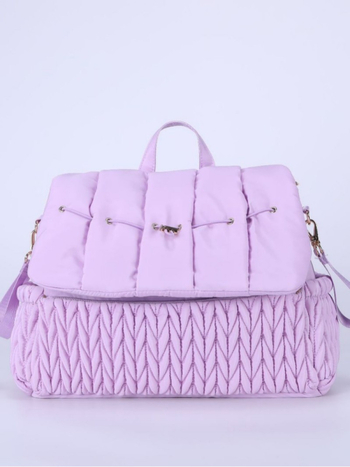 Раница за пелени за пътуване — стил свободно пътуване, водоустойчива полиестерна материя, подплата от полиестер, износоустойчива и намалява натоварването, есен 2023