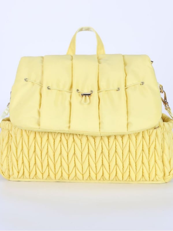 Раница за пелени за пътуване — стил свободно пътуване, водоустойчива полиестерна материя, подплата от полиестер, износоустойчива и намалява натоварването, есен 2023