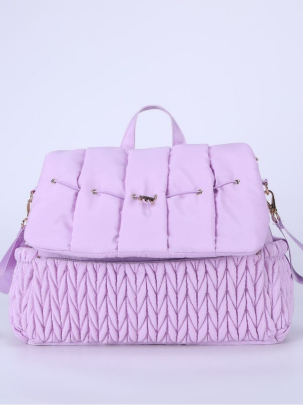 Раница за пелени за пътуване — стил свободно пътуване, водоустойчива полиестерна материя, подплата от полиестер, износоустойчива и намалява натоварването, есен 2023