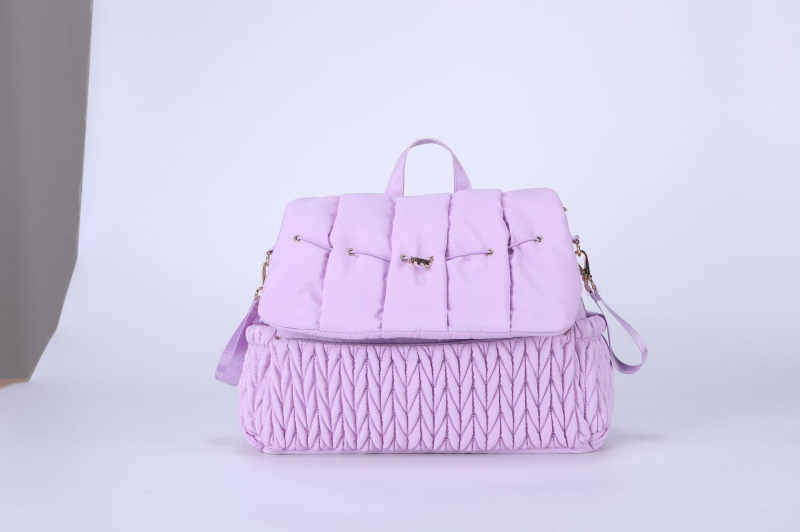 Раница за пелени за пътуване — стил свободно пътуване, водоустойчива полиестерна материя, подплата от полиестер, износоустойчива и намалява натоварването, есен 2023