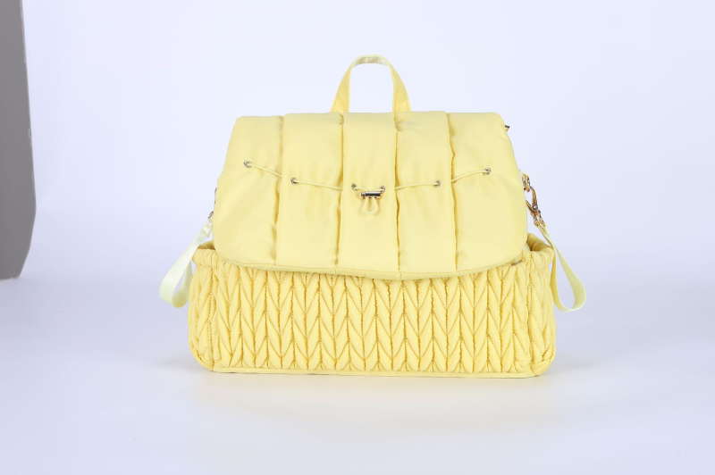 Раница за пелени за пътуване — стил свободно пътуване, водоустойчива полиестерна материя, подплата от полиестер, износоустойчива и намалява натоварването, есен 2023