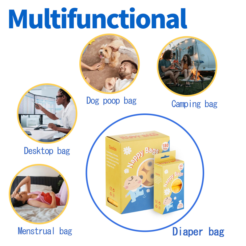 Σακούλες απορριμμάτων μωρού μιας χρήσης – κυλινδικού τύπου, HDPE, κανονικό πάχος, κωδικός 56, εξαγωγική αποκλειστικότητα