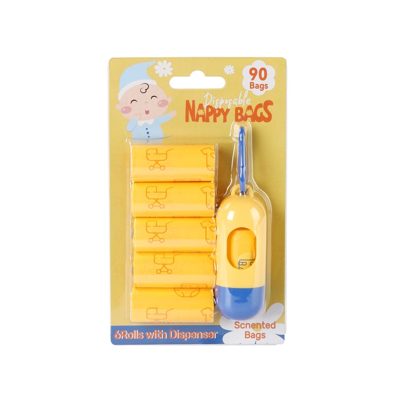 Σακούλες απορριμμάτων μωρού μιας χρήσης – κυλινδικού τύπου, HDPE, κανονικό πάχος, κωδικός 56, εξαγωγική αποκλειστικότητα