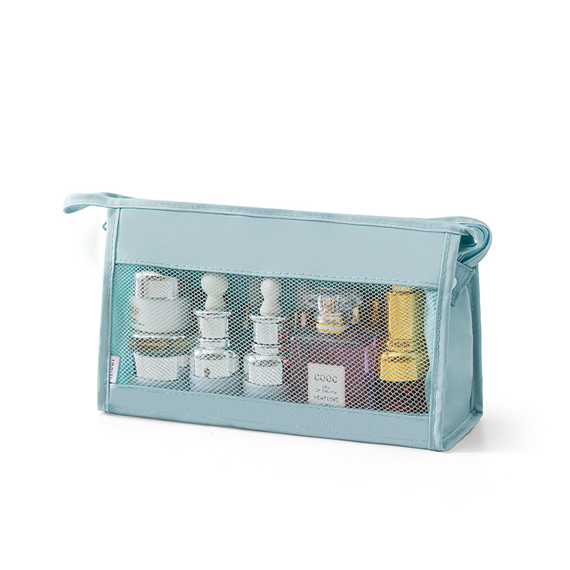 Козметична чанта за пътуване — нейлон, семпъл модерен стил, съхранение на козметика, чанта за тоалетни принадлежности